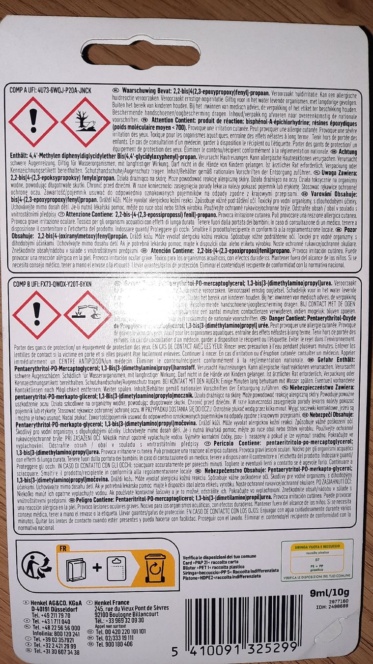 Alle Werkzeuge: Pattex Epoxy Glue 2 component 10g neu – Neu und originalverpackt aus Hilterfingen von dani0112 1