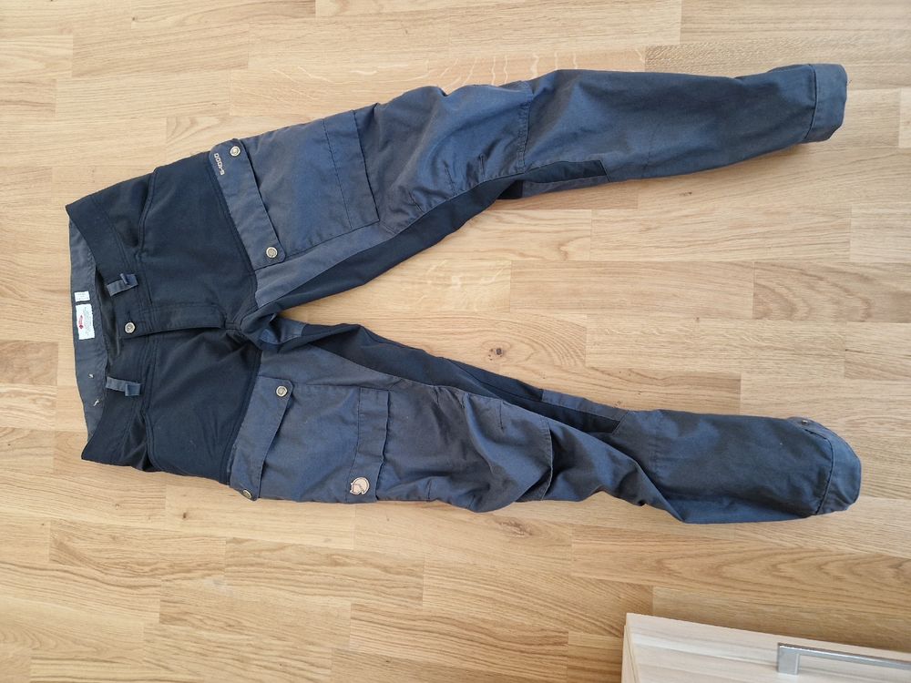 Fjällräven Kids Vidda Pantaloni Mountain Blue, Robusti In G-1000 Per Bambini