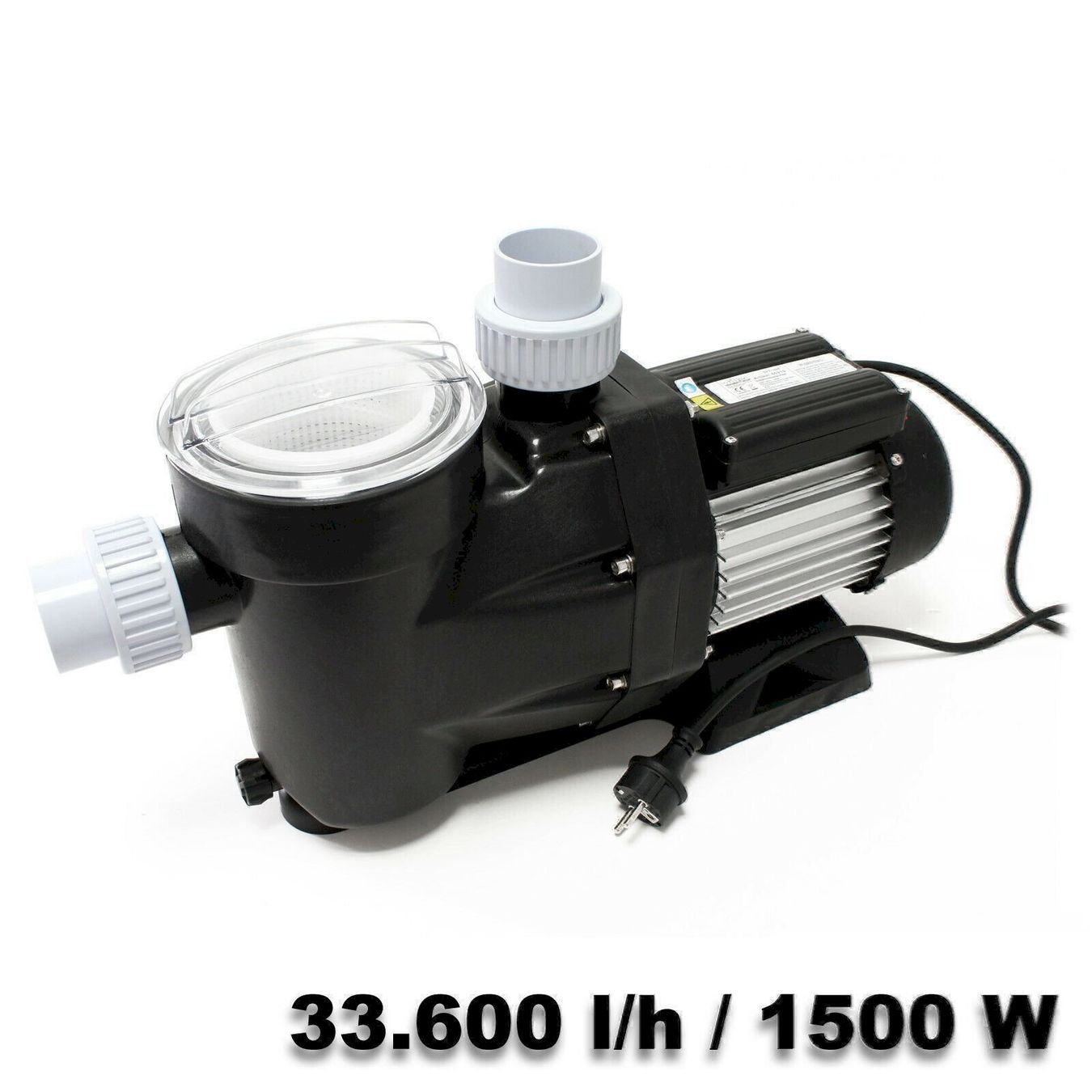 Piscine: WilTec Poolpumpe 33600 l/h 1500 W – Nuovo e nell'imballaggio originale da Bottighofen venduto da zaap 1