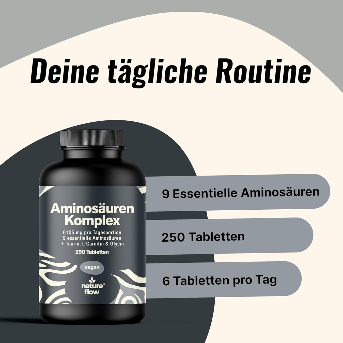 Cibi & Specialità: Aminosäuren Komplex 6105mg 250 Tabletten – Nuovo e nell'imballaggio originale da Suhr venduto da SchnapperCH 2