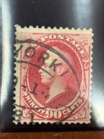 US stamp Scott 166 - Perry (1873) 90¢ karmin sehr schön