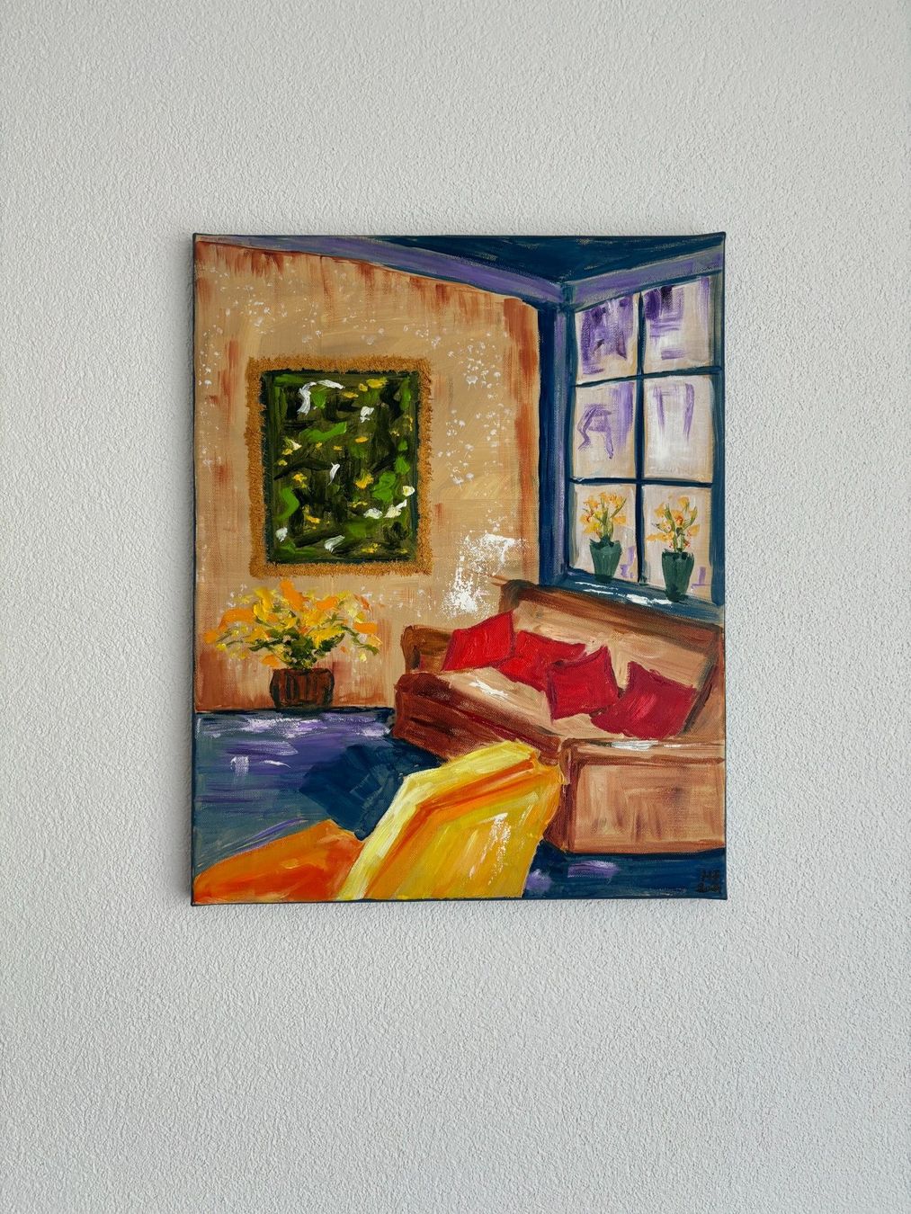 Dipinti: Modernes Interieur - Ölbild – Nuovo (secondo la descrizione) da Cham venduto da Felha 1