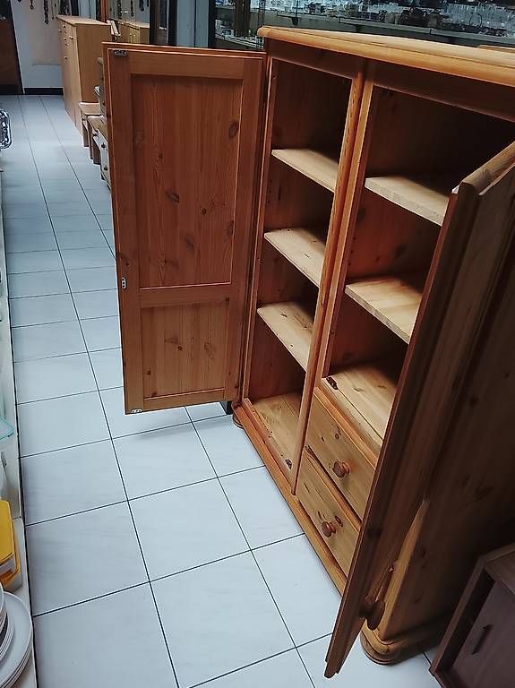 Cassettiere: 2türiges Highboard, Nadelholz – Usato da Neuhausen am Rheinfall venduto da galleria13 1