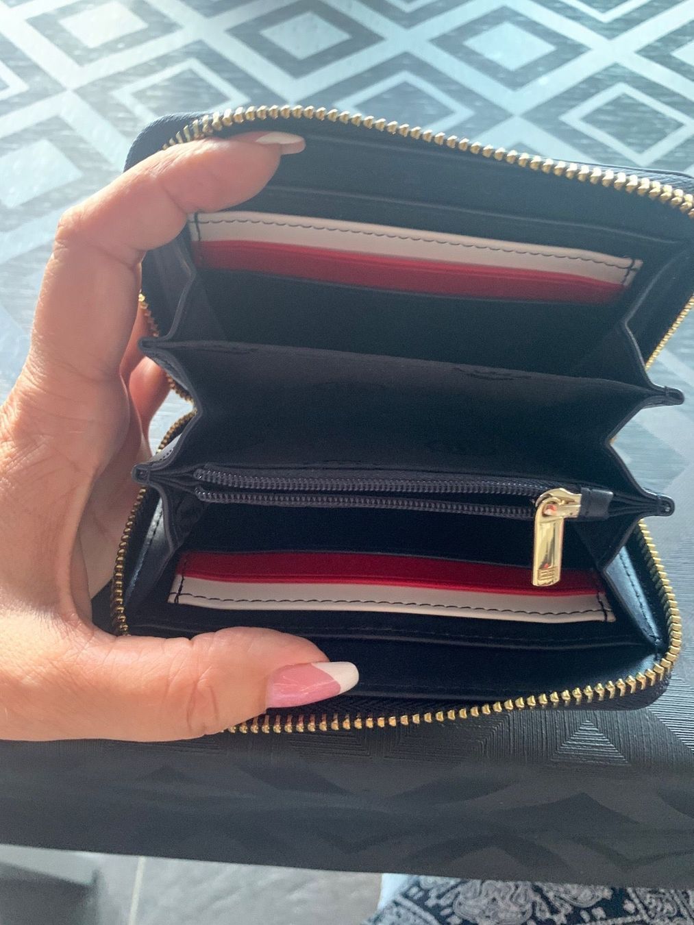 Tommy Hilfiger Portemonnaie: Portefeuille Tommy Hilfiger bleu – Neu (gemäss Beschreibung) aus Fully von Sassa68 1