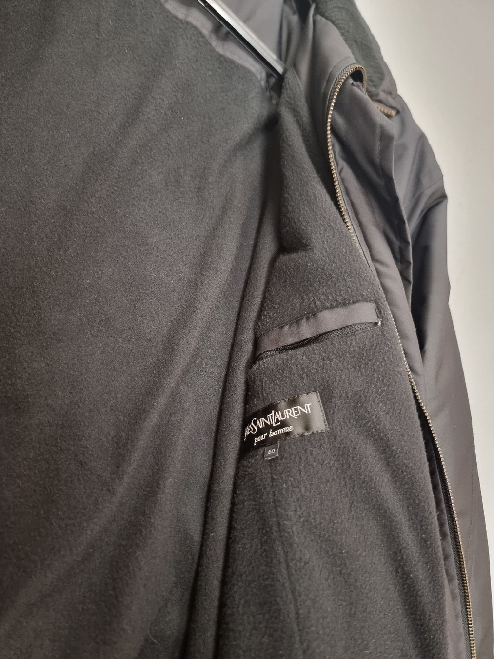 Saint Laurent Giacche: YSL Winterjacke schwarz Gr. 50! – Usato da Samstagern venduto da UM94 7