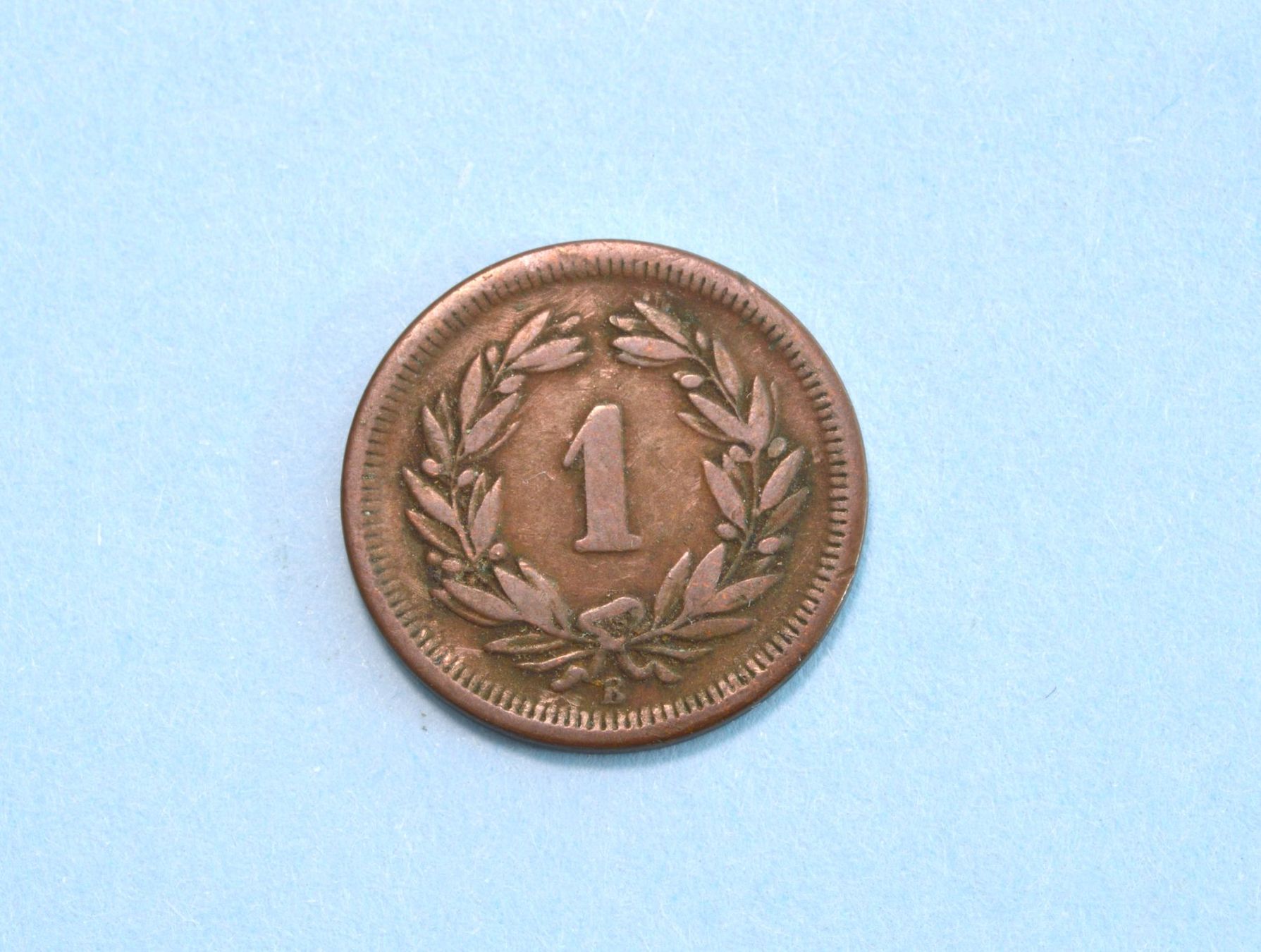 Tutti le monete: 1 Rappen 1868 – Usato da Oberglatt ZH venduto da dil_85sh 3
