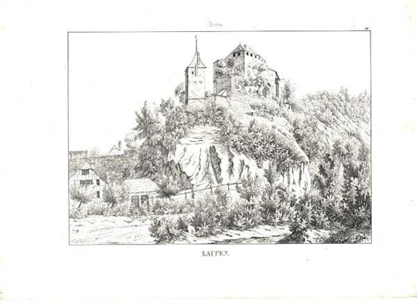 Incisioni: Laupen von Wagner 1840 – Usato da Rafz venduto da Helvet32