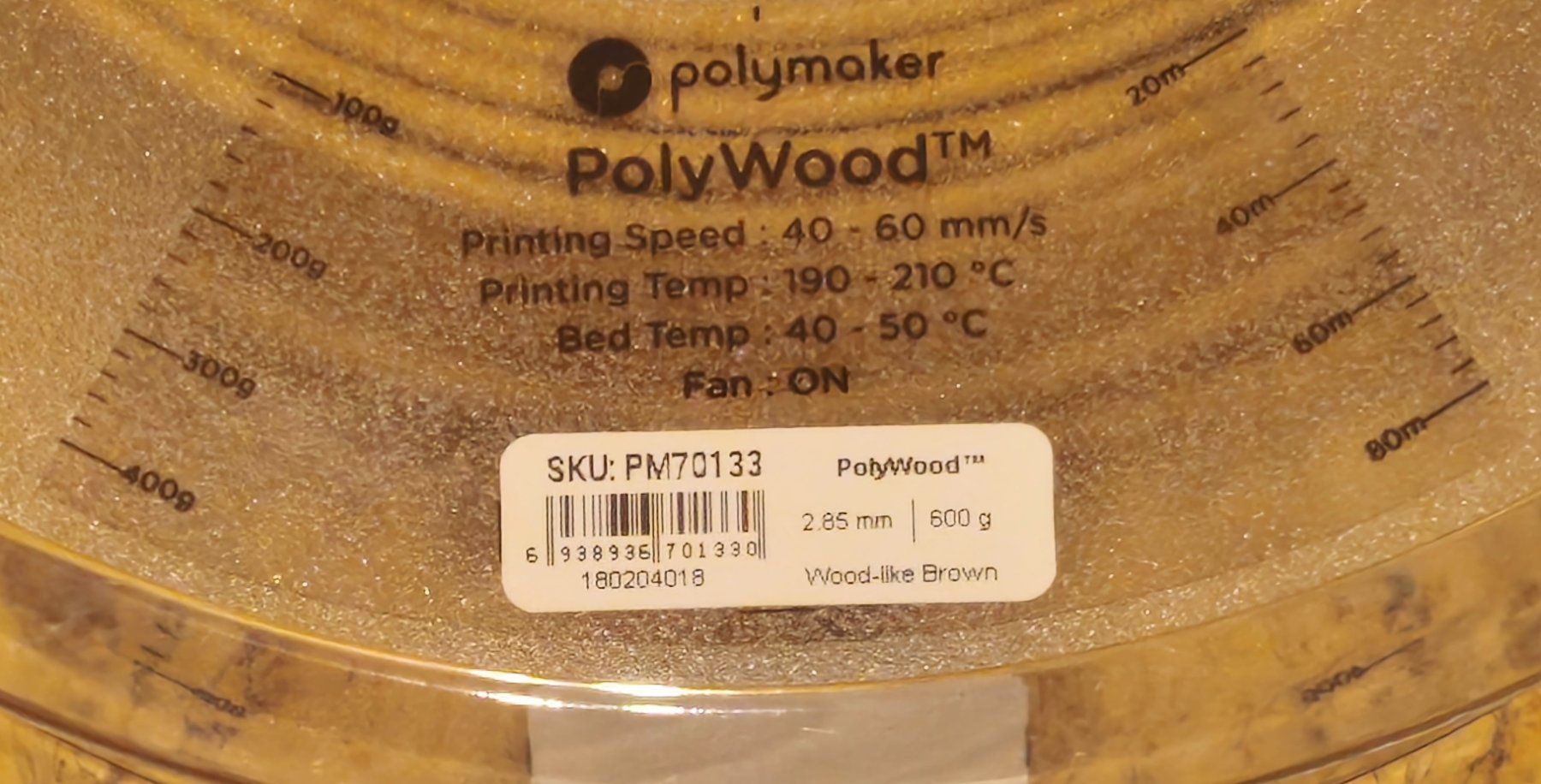 Filamento: PolyWood- Filament, hellbraun – Nuovo e nell'imballaggio originale da Embrach venduto da Woeem 1