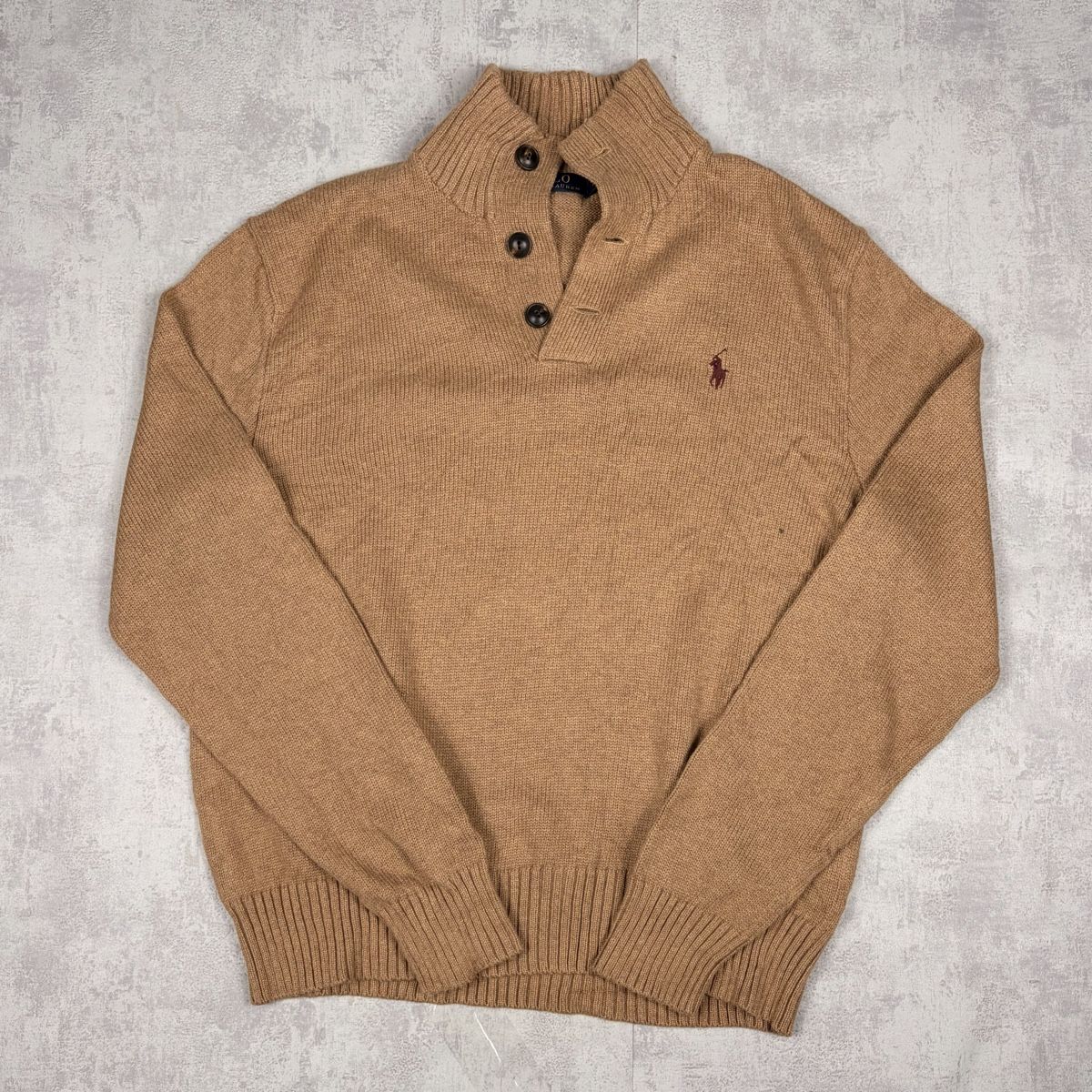 Ralph Lauren Maglioni & Felpe: Pull en maille marron / cannelle Polo Ralph Lauren - TailleM – Usato da Neuchâtel venduto da aliceguins