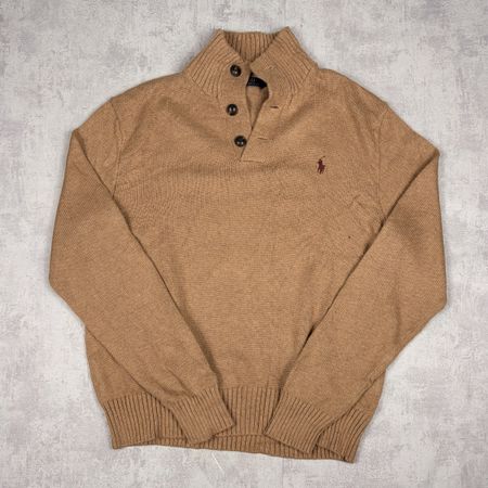 Pull en maille marron / cannelle Polo Ralph Lauren - TailleM