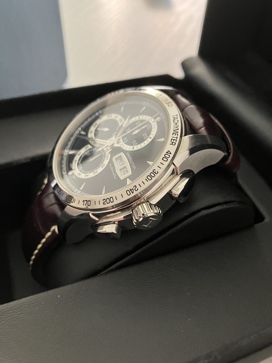 Hamilton Orologi: Hamilton Jazzmaster Lord Hamilton Chronograph Neuwertig – Usato da Wil SG venduto da TimeWorld61 1