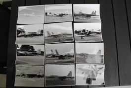 F-15 Eagle, Bitburg Air Base, 12 Stk. sw Foto 18x24cm