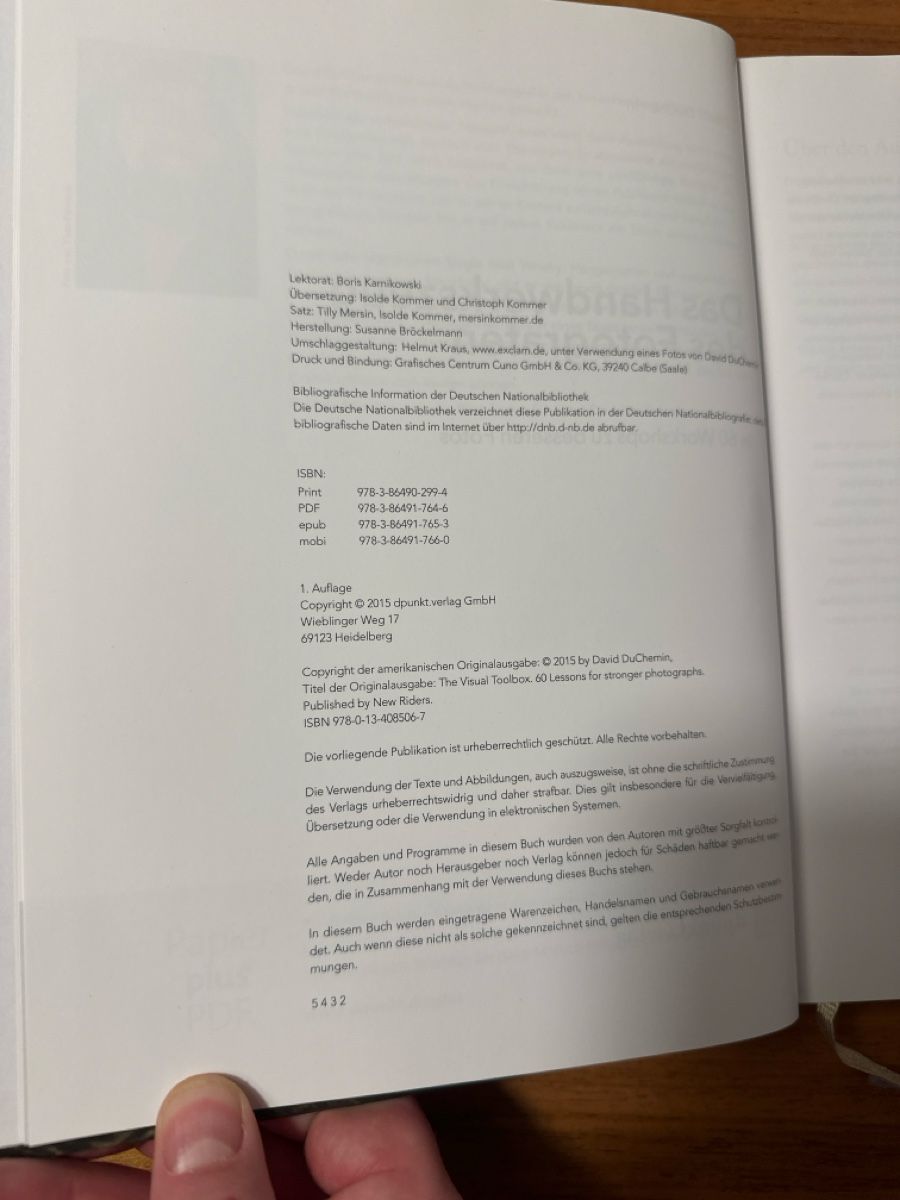 Libri: David DuChemin's Photography Handbook - Excellent Condition – Nuovo (secondo la descrizione) da Unteraegeri venduto da weber588 2