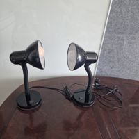 2 Eglo Tischlampen, flexibel, schwarz, in gutem Zustand