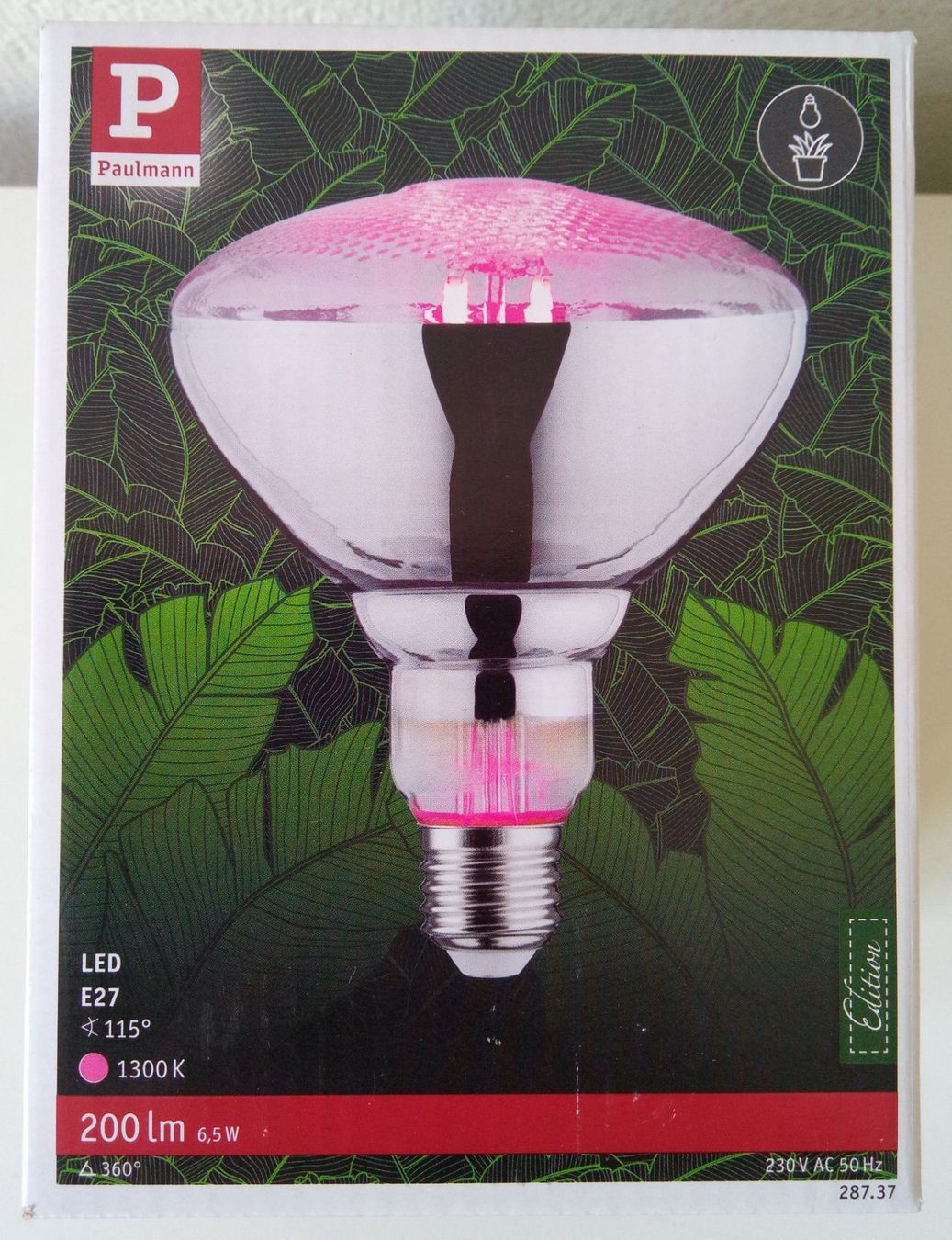 Paulmann Lampade: Paulmann LED Pflanzenleuchte, 6.5 W, E27 – Nuovo (secondo la descrizione) da Zürich venduto da philoumena 3