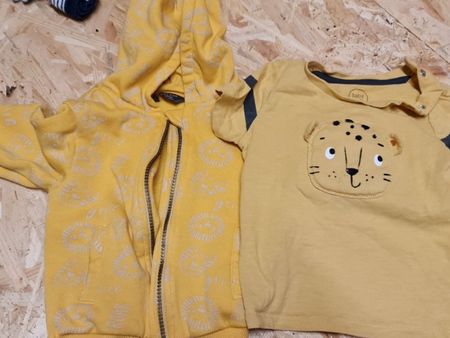 Baby Löwen Set T- Shirt Jacke 92