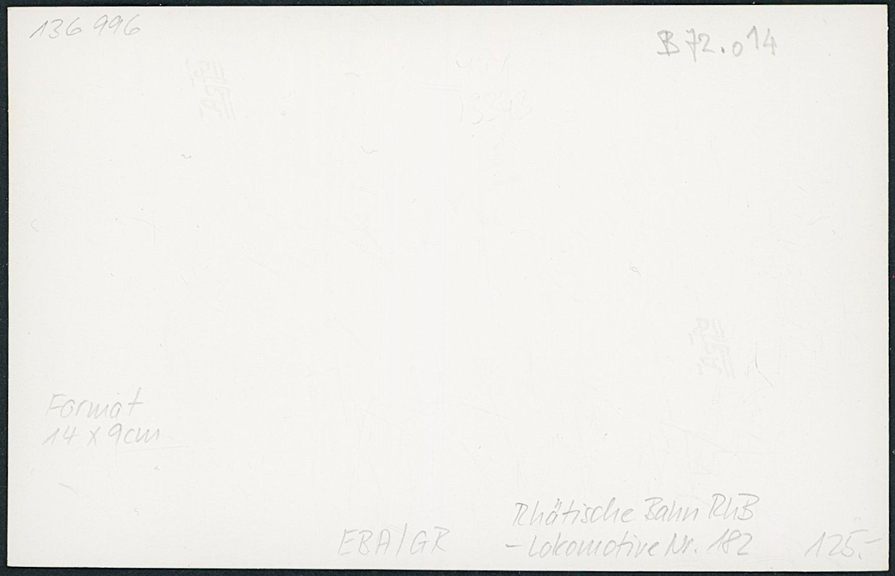 Cartoline postali: GR Rhätische Bahn RhB - Lokomotive - 182 – Nuovo (secondo la descrizione) da Schindellegi venduto da leecollect 1