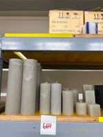 664 Posten Raureif Kerzen aus Liquidation