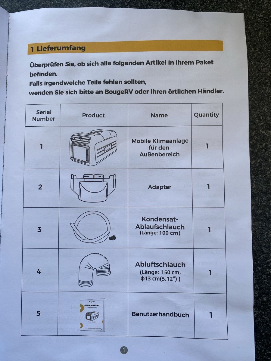 Condizionatori: Portables Klimagerät BougeRV – Usato da Bühler venduto da Mako4 4