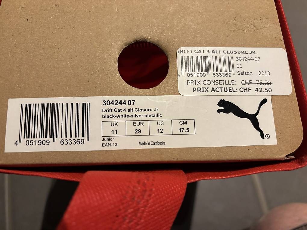 Chaussures garçon: Kinderschuhe Puma Grösse 29 – D'occasion à Riaz par economie_circulaire 4