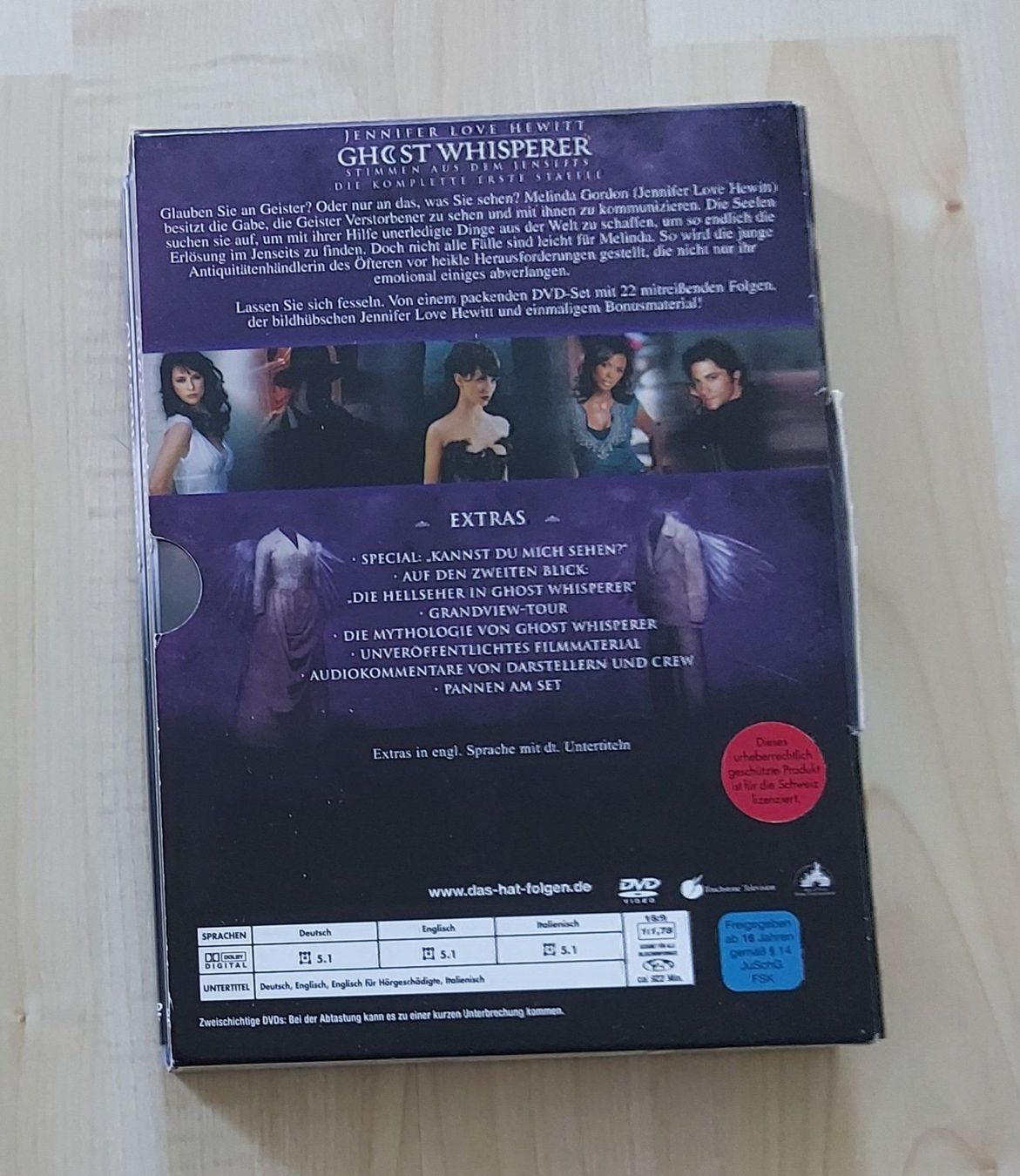Tutti i DVDs: Ghost Whisperer Komplette erste Staffel – Usato da Kölliken venduto da arwen6 1