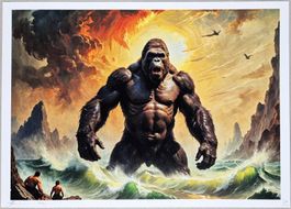 Death NYC Ltd Ed Pop Art Druck " King Kong