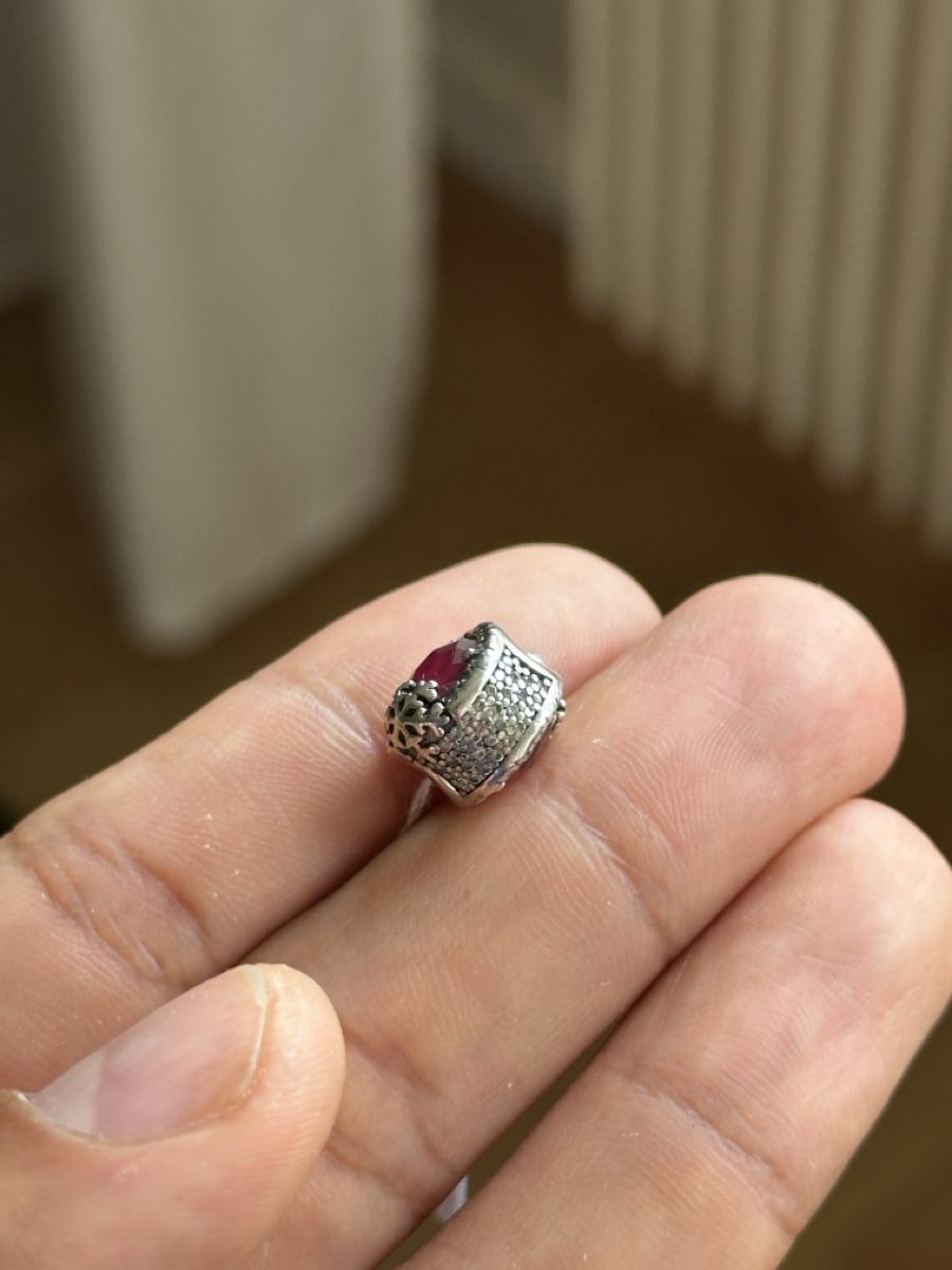 Pandora Anhänger: Pandora Charm mit Zirkonia, 925 Silber – Gebraucht aus Zug von car_fr2j 3