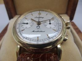 BREITLING Herr Chrono.Handaufzug 18kt Gold (Neu-!)