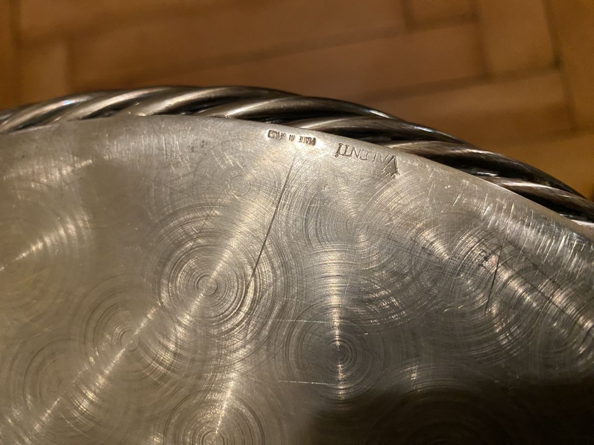 Piatti di portata: Versilbertes Tablett von Valenti made in Spain – Usato da Flawil venduto da Naphtali 4
