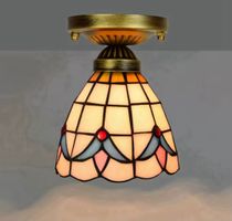 Plafonnier  style Tiffany en vitrail salon, cuisine,chambre