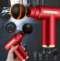 Mini Massage Gun, Rot, NEU.