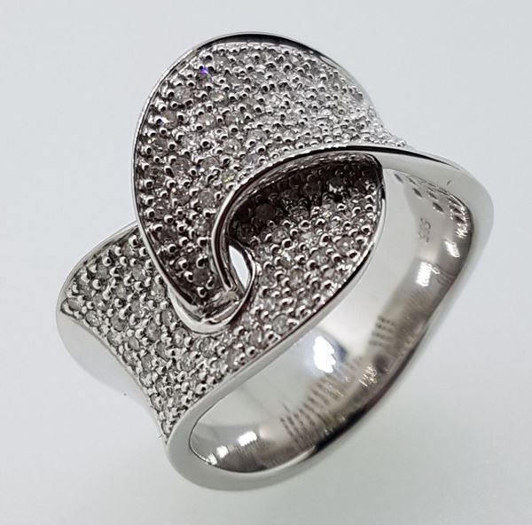 Anelli: 150 Diamanten 1.35ct , tw, Weissgold – Nuovo (secondo la descrizione) da Unterägeri venduto da Altgoldschmuck 9
