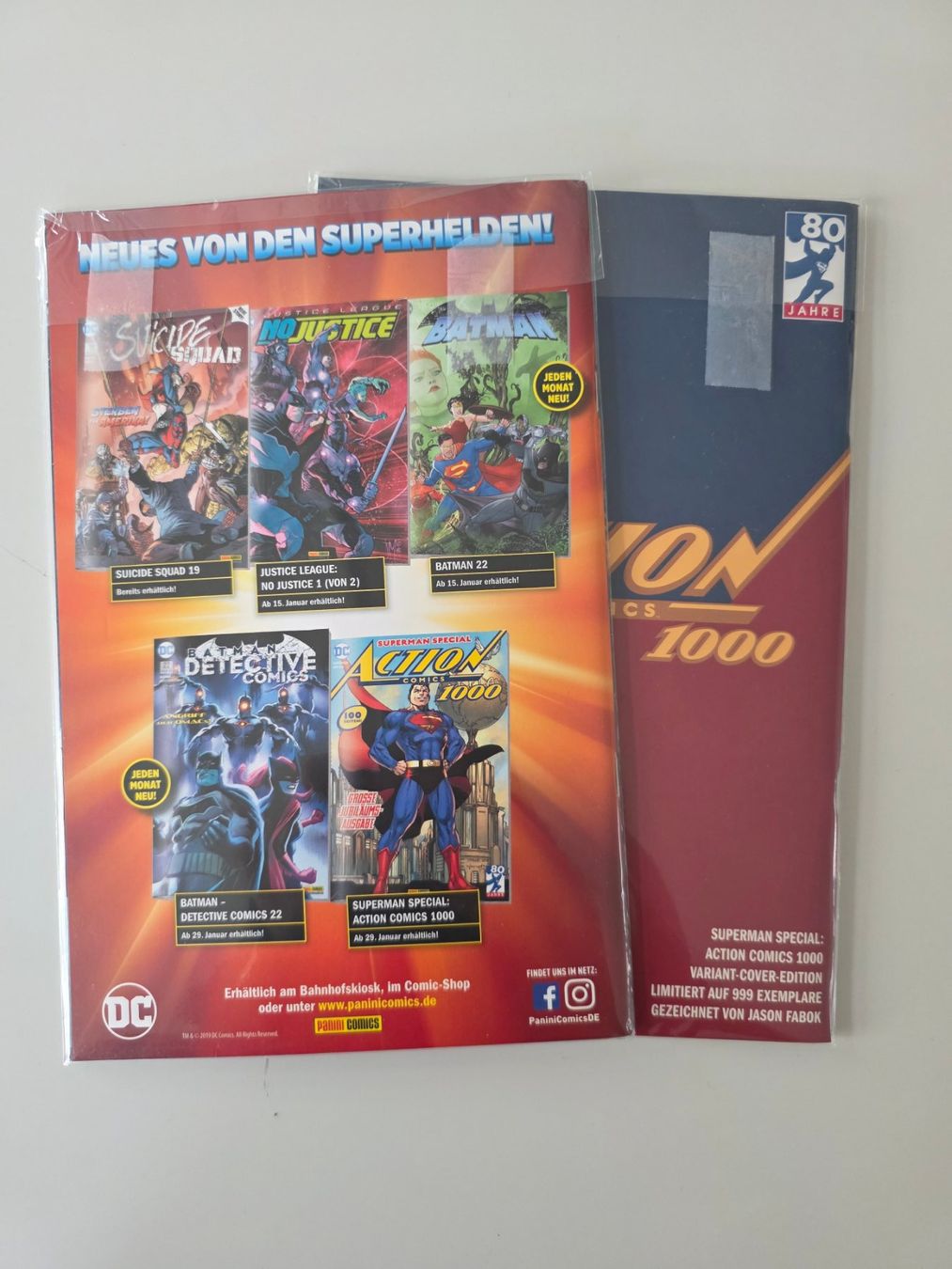 Fumetti: Action Comics 1000, plus Variant, Panini/DC, 2019, Z0-1! – Usato da Winterthur venduto da Bratwurstbrater 1