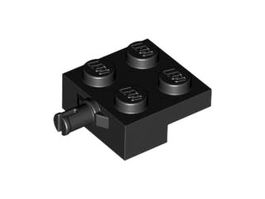 Lego 12x Platten 2x2 mit Radachsen (4488)