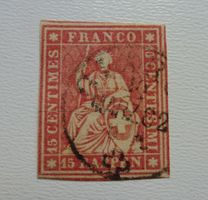 1857 - Strubel 24G - Bernerdruck mit Attest