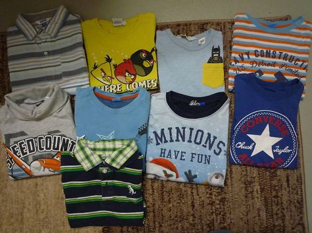 Kinder T-shirts in der Grösse 116 (Jungs)