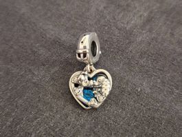Silber Charm Herz Susi & Strolch +Garantie