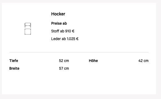 Leolux Sgabelli: Leolux Mayuro Hocker (Stoff, Rosa) – Nuovo (secondo la descrizione) da Neukirch a.d. Thur venduto da man_zpw8 1
