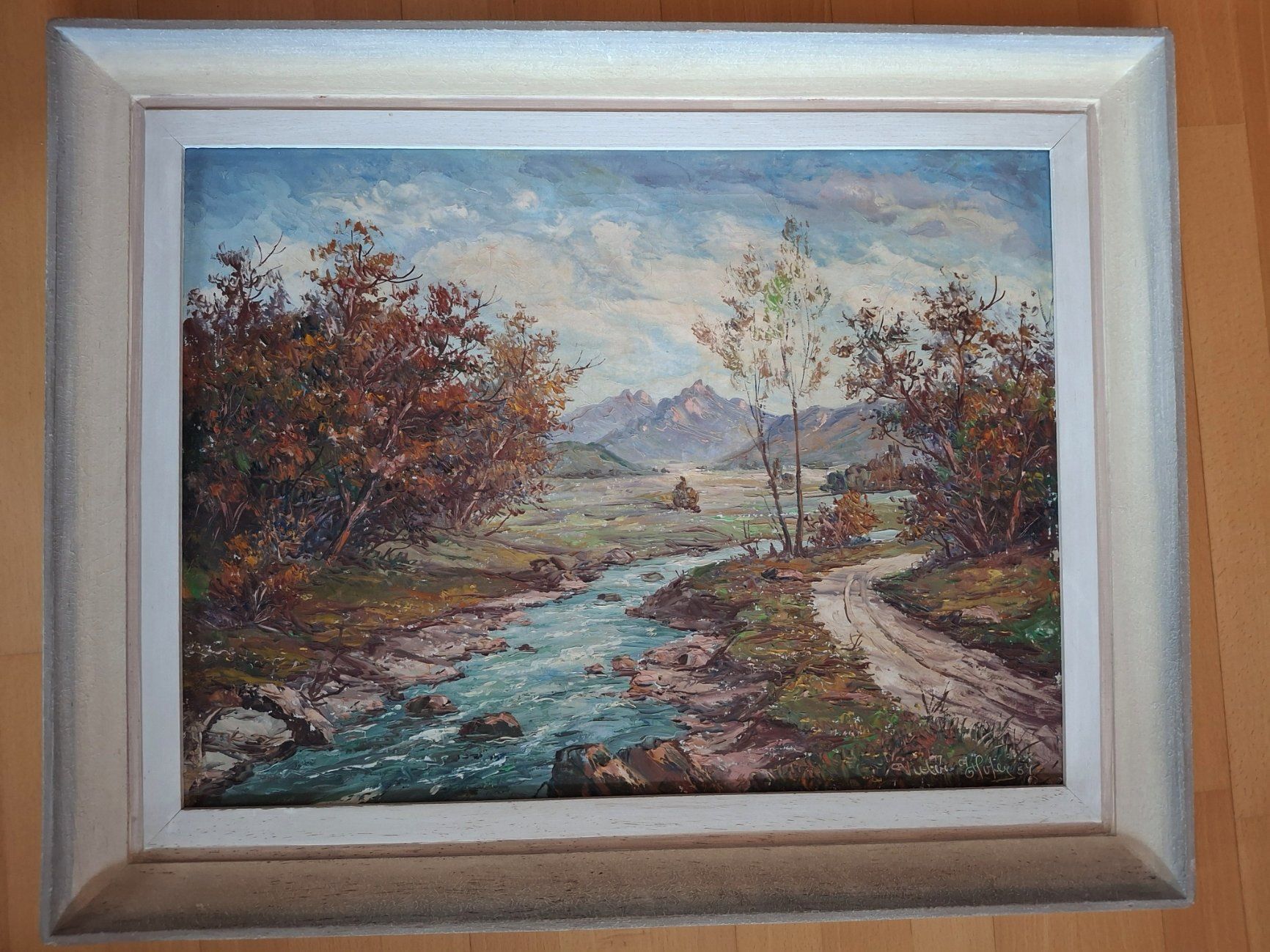 Gemälde: Oelgemälde 73 x 59 cm – Gebraucht aus Wittnau von Onyx73