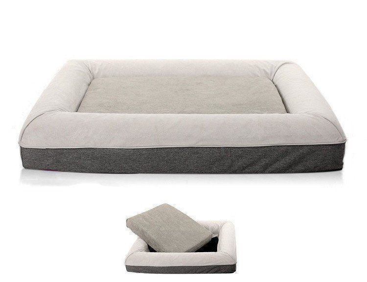 Orthopdisches Hundebett Petlando Bern Ortho Orthopdisches Hundekissen |  Anthrazit | Gre L (115x80x17 Cm)