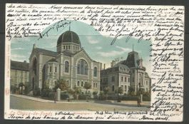 Carte P de 1903 ( La Chaux-de-Fonds / Synagogue )