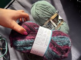 Strick in Grün und Bunt, Winterprojekt!
