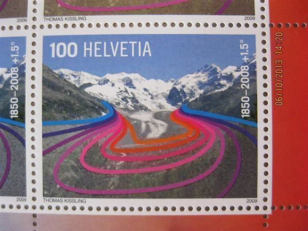 Tous les timbres: 2009 Morteratschgletscher Postfrisch – Neuf (Voir description) à Affoltern am Albis par Andrezc 1