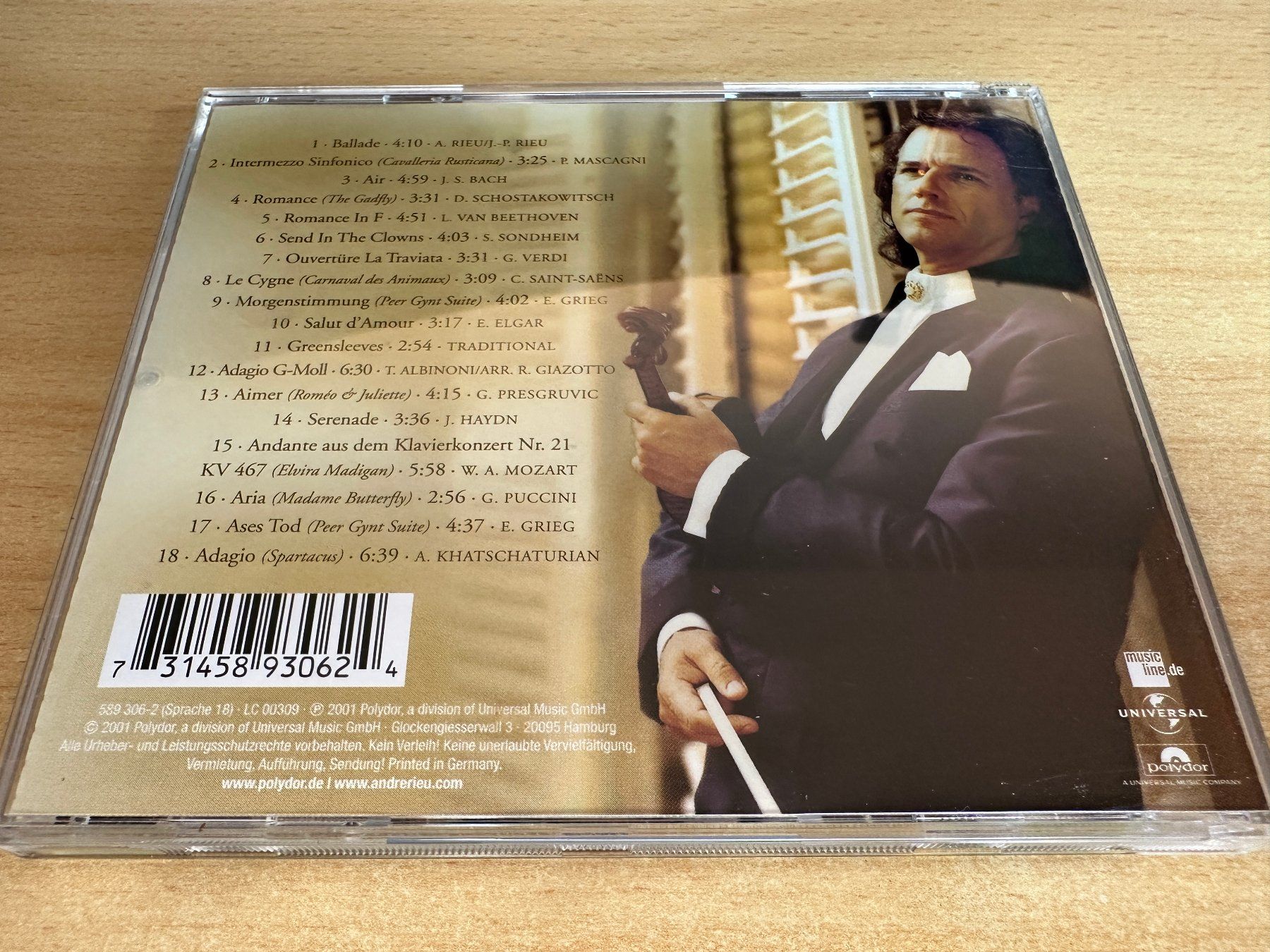CD: E2 André Rieu – Dromen – Usato da Rikon im Tösstal venduto da Alpenmutz 1