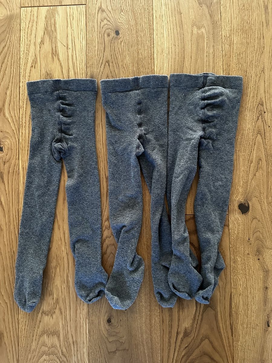 Calze & Collant: Next 3er Pack Strumphosen grau Gr. 104 – Usato da Uttigen venduto da 1hihallo4