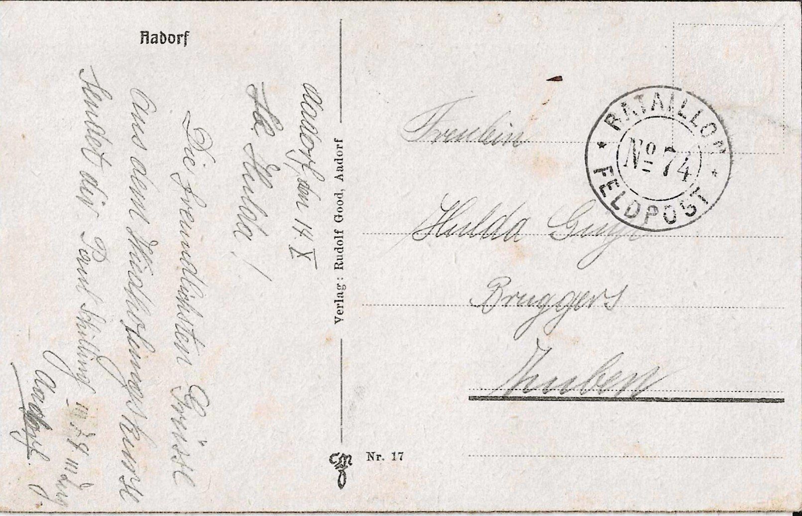 Cartes postales: Karte Aadorf – D'occasion à Zürich par Philacat11 1