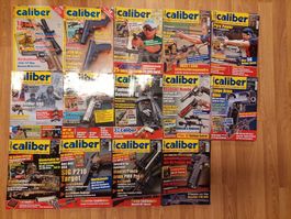 Waffenmagazine Caliber komplette Jahrgänge 2010 - 2023