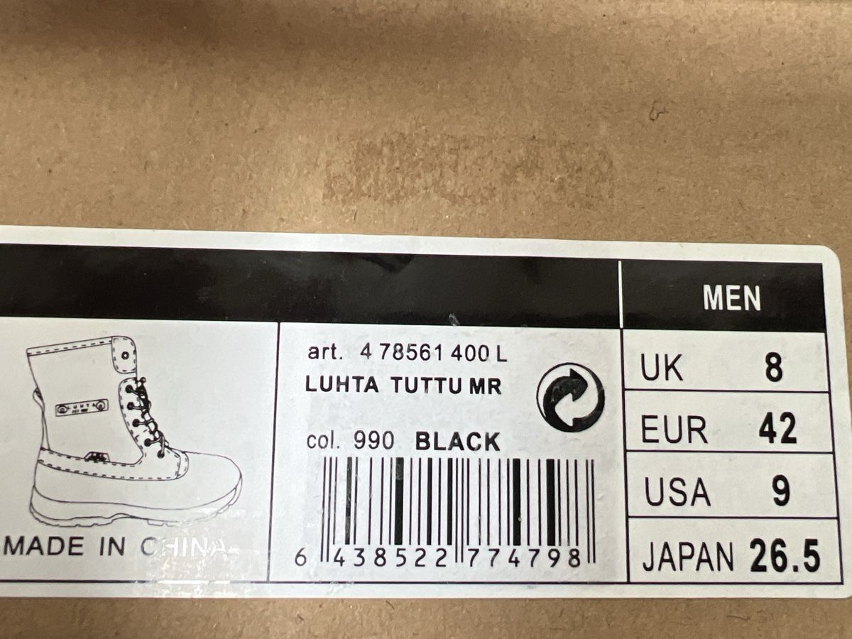 Luhta Scarpe da uomo: Luhta Herren Winterstiefel Gr. 42 - Neu – Nuovo e nell'imballaggio originale da Visp venduto da bluenero 9
