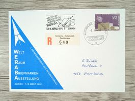 TR62 Enveloppe + Timbre Suisse 1970