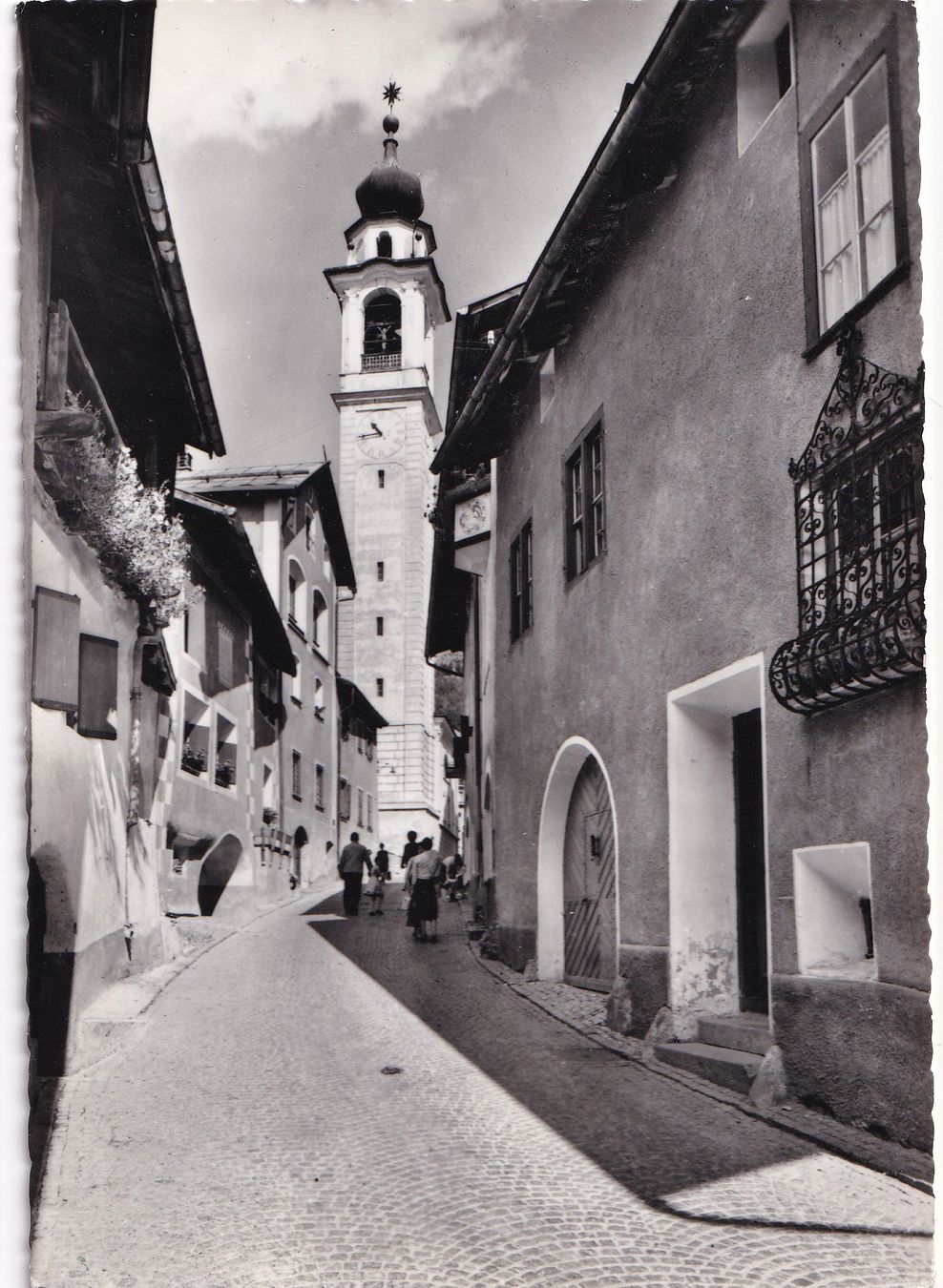 Cartoline postali: Dorfpartie Samedan Engadin 1963 – Usato da Cormoret venduto da Pascalll2001